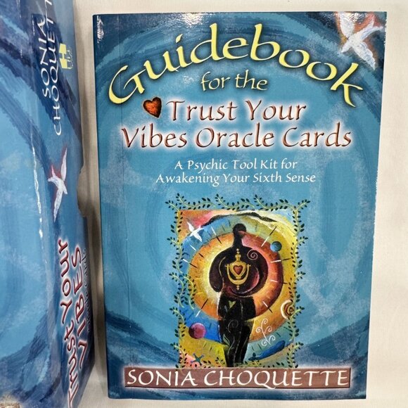Trust Your Vibes Oracle Cards Set Sonia Choquette 52 Card w Guide Book Complete - Picture 9 of 9